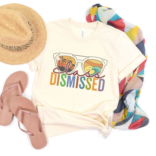 Sunglasses Class Dismissed, Summer Last Day Of School Teacher T-Shirt, Rainbow Teacher Team Shirt