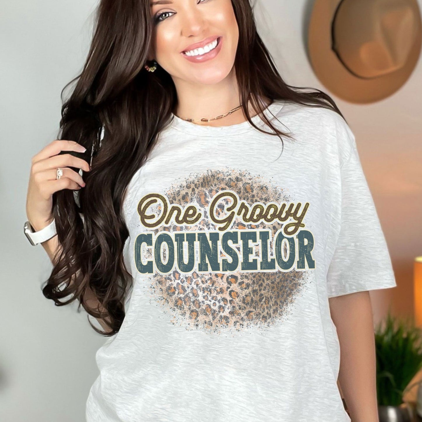 One Groovy Counselor Shirt, Retro Guidance Counselor T-Shirt