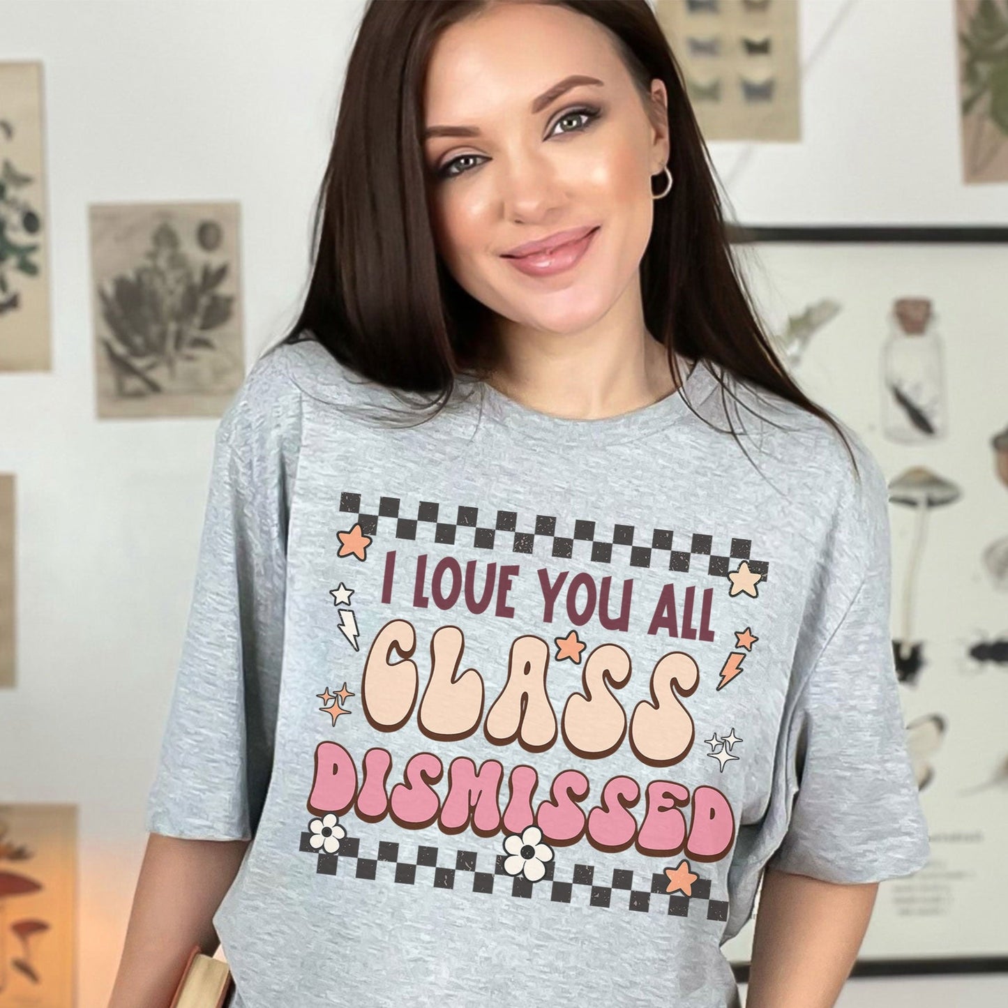 I Love You All Class Dismissed Last Day Of School Teacher T-Shirt, Rainbow Teacher Team Shirt