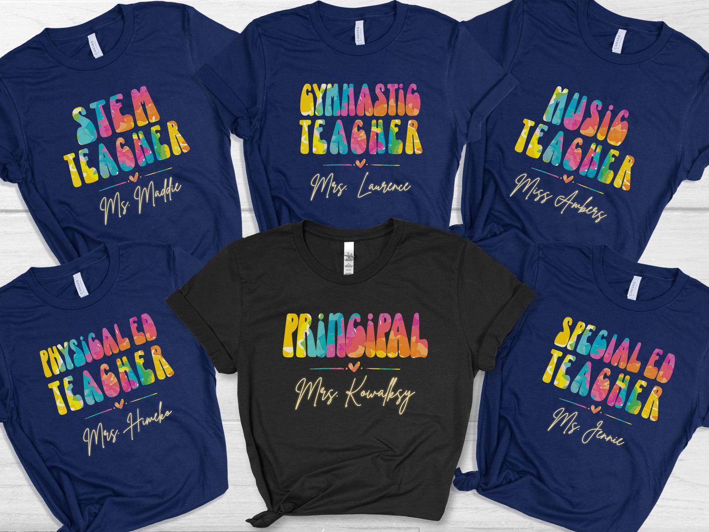 Custom Music Teacher Personalized Teacher Choir Practice Team Shirt