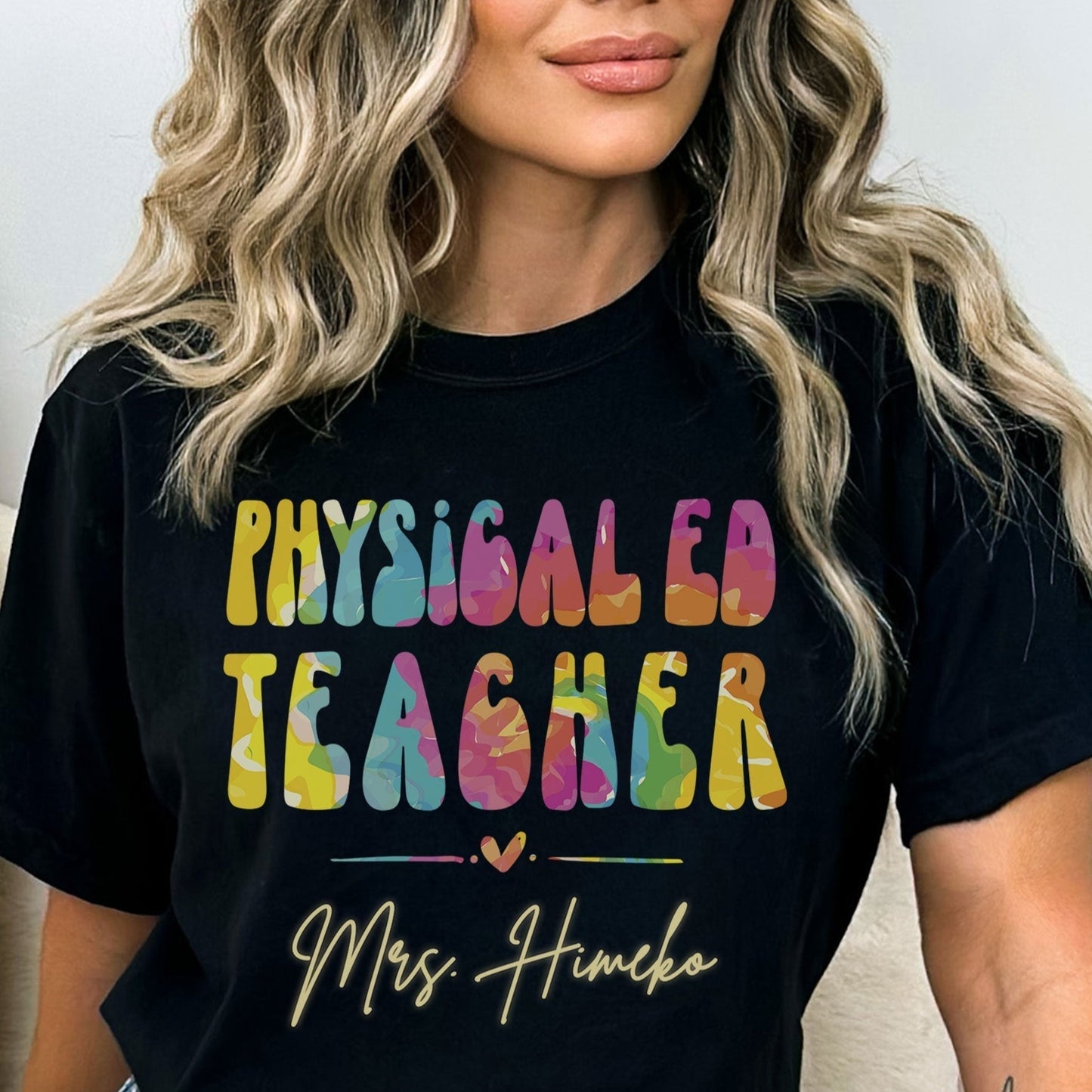 Custom Physical Ed Shirt, Personalized Physical Education Coach Instructor Team Shirt