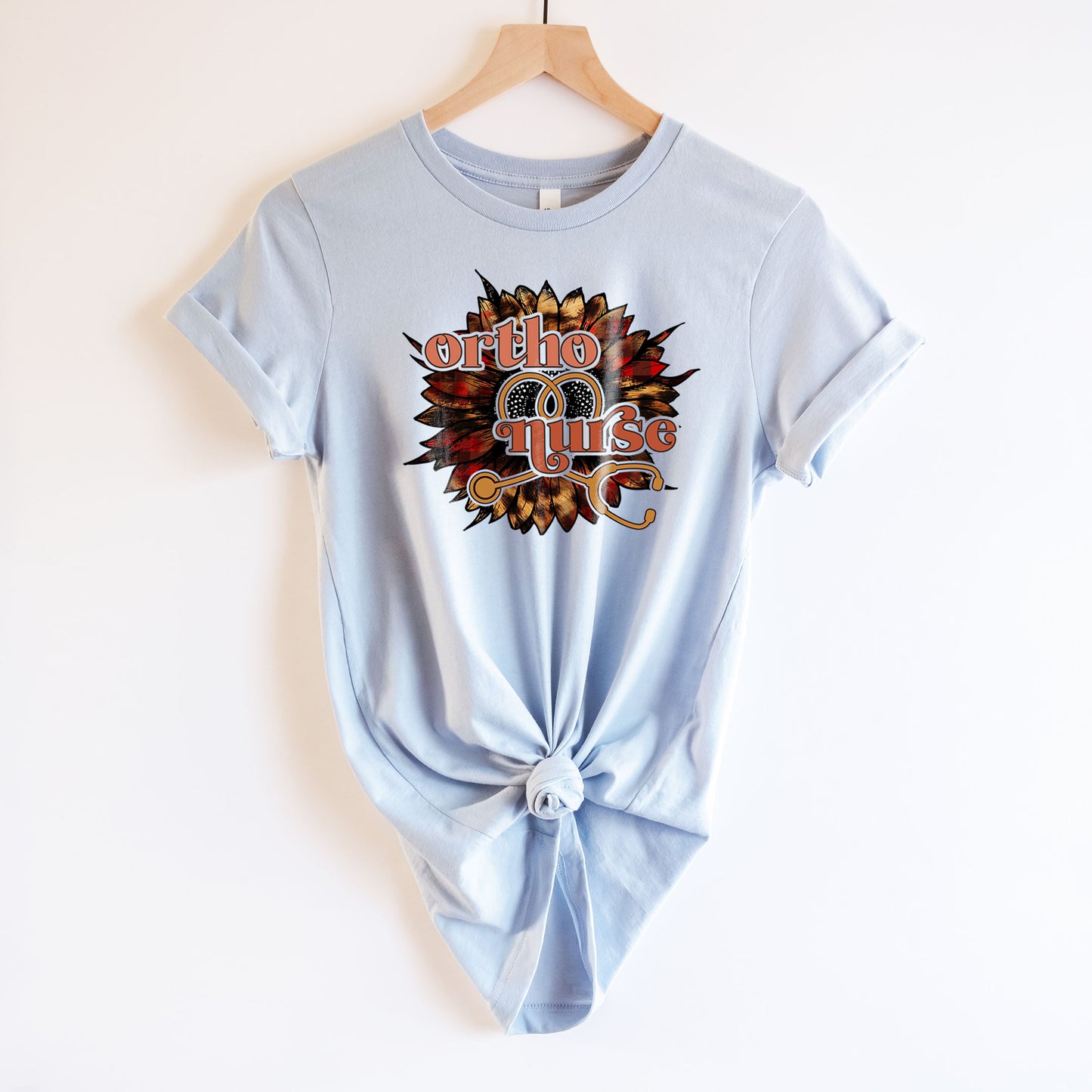 Orthopedic Nurse Sunflower Boho Brown Shirt Ortho Graduation Day Shirt Bone Surgery Surgical Nursing School Grad Tee Thank You Undergrad Tee