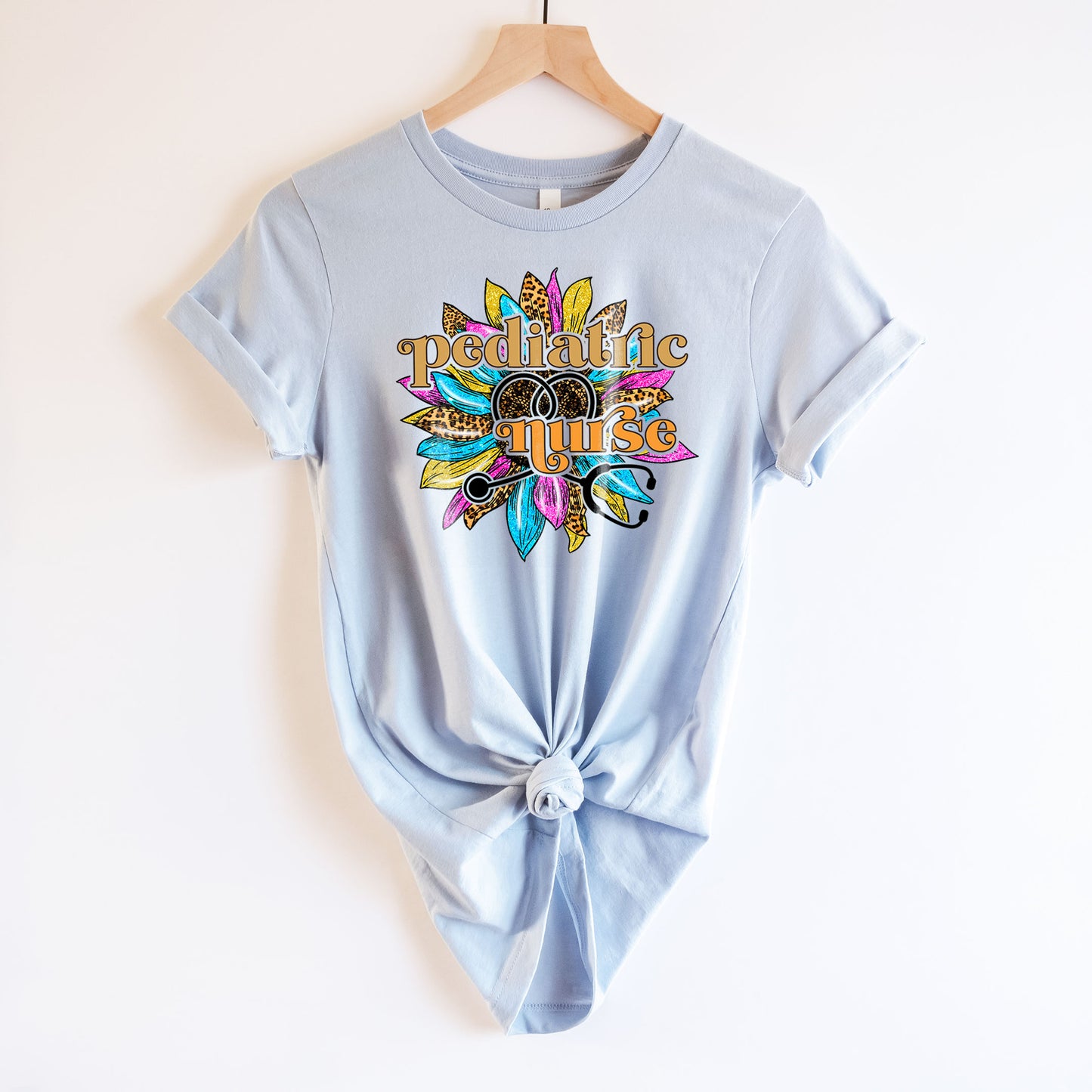 Pediatric Nurse Sunflower Rainbow Shirt, Children Nurse Graduation Day Shirt, Kids Nursing School Grad Tee, Thank You Neonatal CVICU