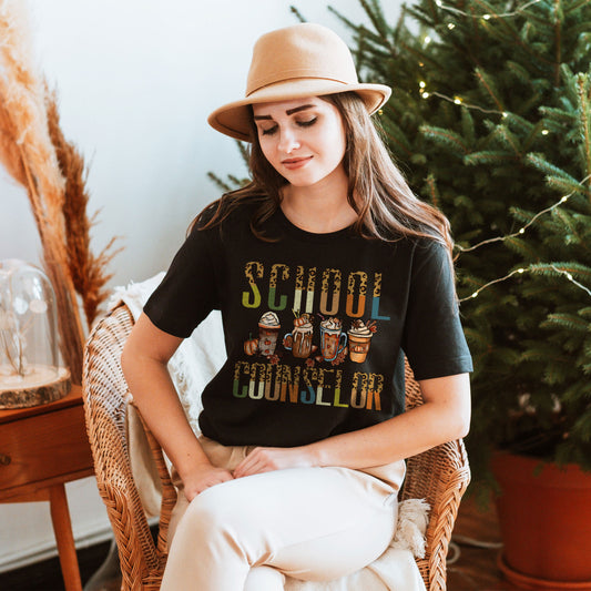 School Counselor Shirt for Women, Counselor Pumpkin Shirt, Back To School Counseling, Gift for School Counselor, Advisor Therapy Sweatshirt