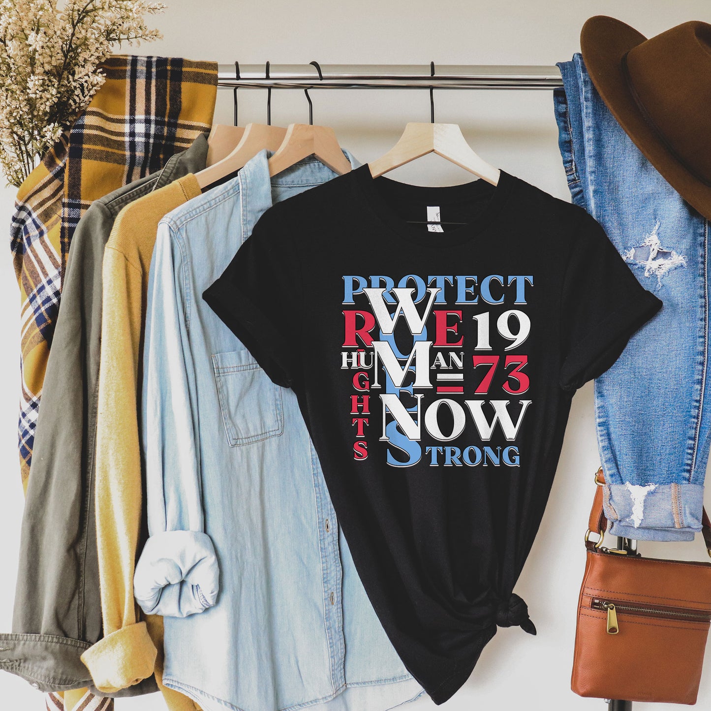 Protect Roe V. Wade Roe Vs Wade, 1973 Shirt, Women's Rights Are Human Rights Feminist Tee, Womens Rights Shirt Pro Choice 1973 Movement Walk