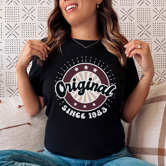 Original Since 1983 Shirt - Birthday 1983 Shirt - Custom