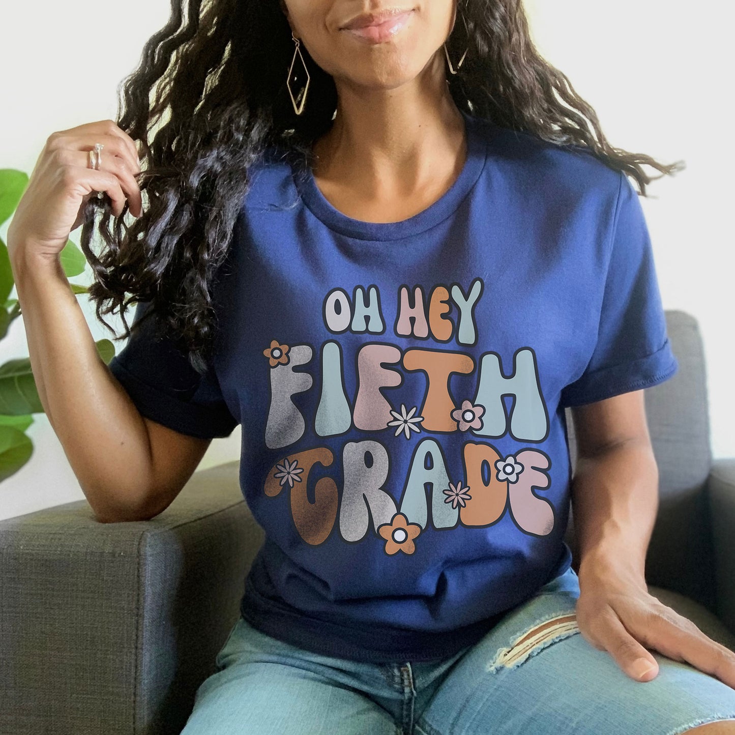Oh Hey Fifth Grade Teacher Shirt, Fifth Grade Teacher Gift, Appreciation Gift for Fifth Grade Teacher, New Future 5th Grade Teacher T-Shirt