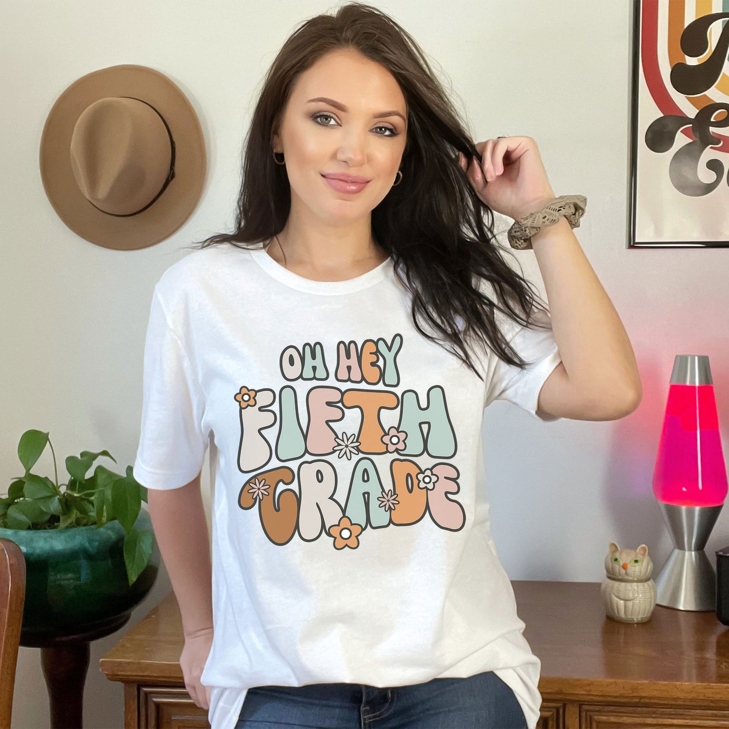Oh Hey Fifth Grade Teacher Shirt, Fifth Grade Teacher Gift, Appreciation Gift for Fifth Grade Teacher, New Future 5th Grade Teacher T-Shirt