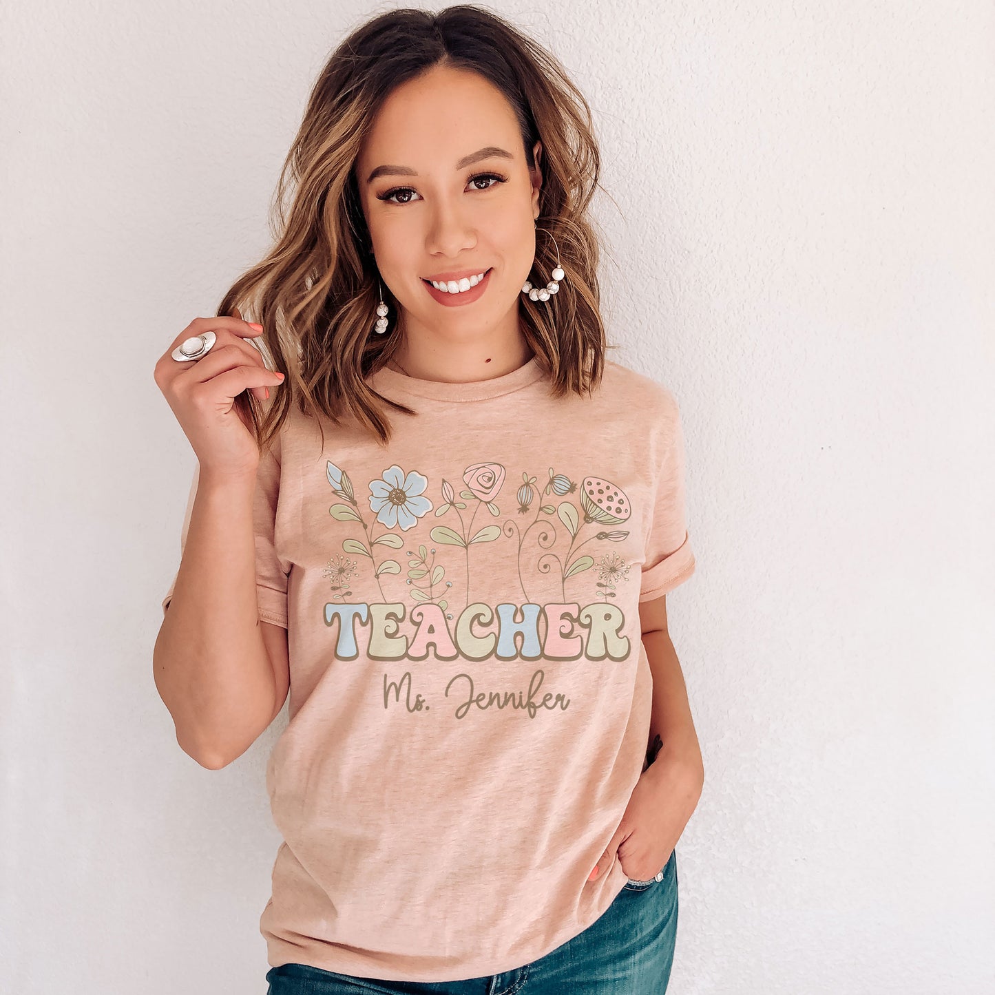 Custom Teacher Shirt, Personalized Teacher Shirt