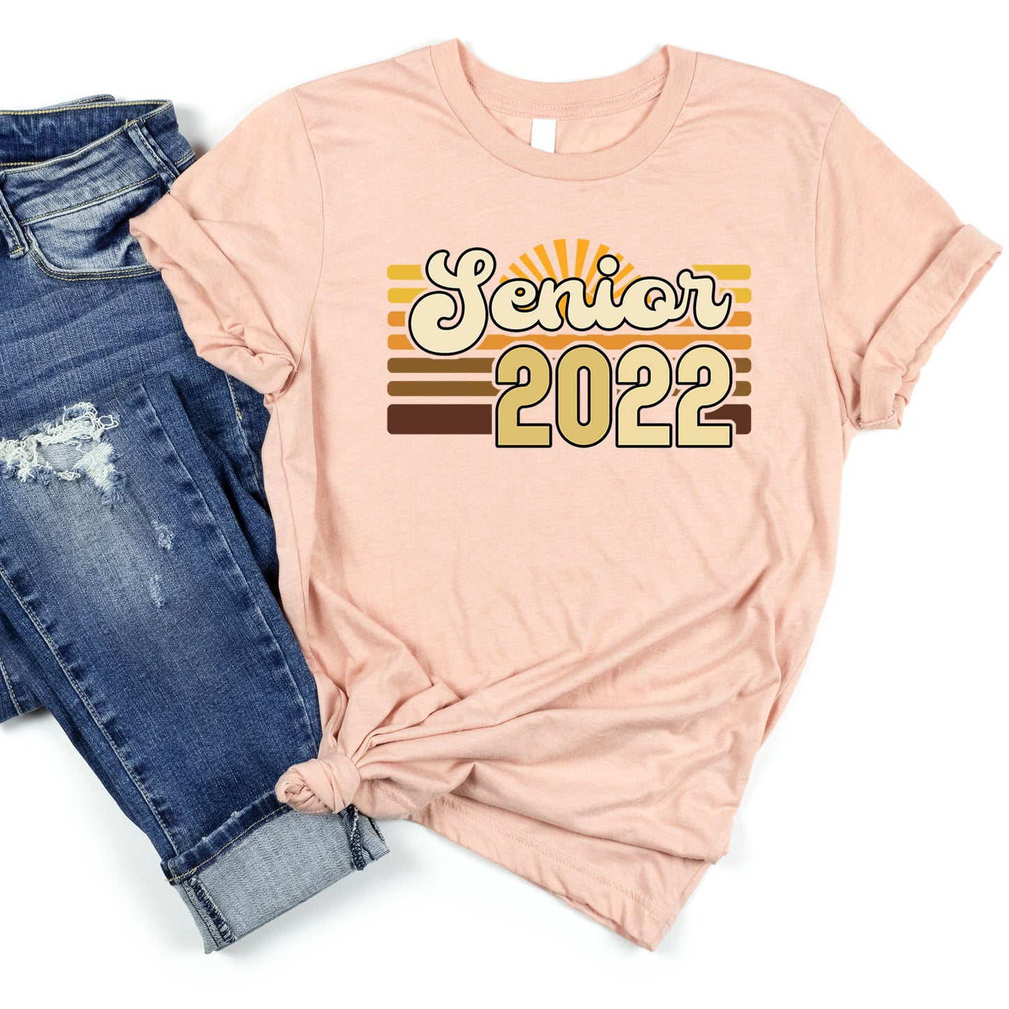 Senior 2022 Sunset Shirt, Senior Shirt, Graduation 2022 Shirt, Class Of 2022 Shirt, Graduation Gift Shirt, College Retro Senior 2022 Gift