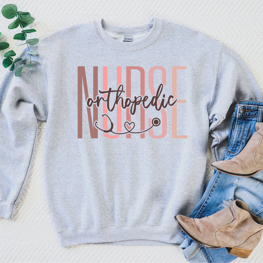Orthopedic Nurse Future Ortho Academic Nurse Sweatshirt, Thank You Gift For Medic Bone Surgical Undergraduate Registered RN CNA