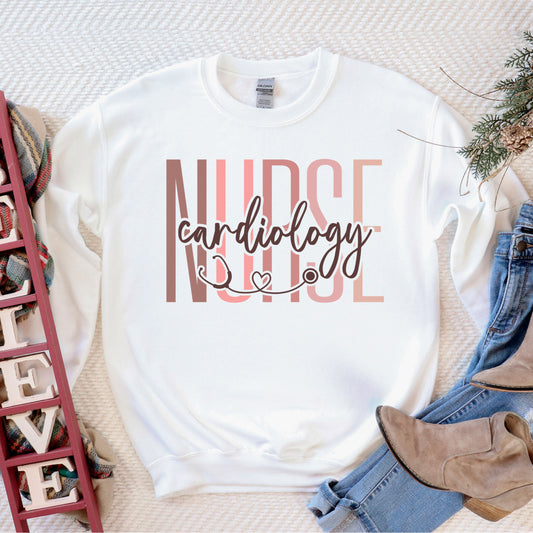 Cardiology Nurse Future Cardio Academic Nurse Sweatshirt Thank You Gift For Medic Cardiac Surgical Undergraduate Registered RN