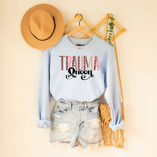 Trauma Queen Sweatshirt, Emergency Room Nurse Sweater, Critical Care Staff Gifts, ICU Nurse Team, Trauma Nurse Graduation School Undergrad