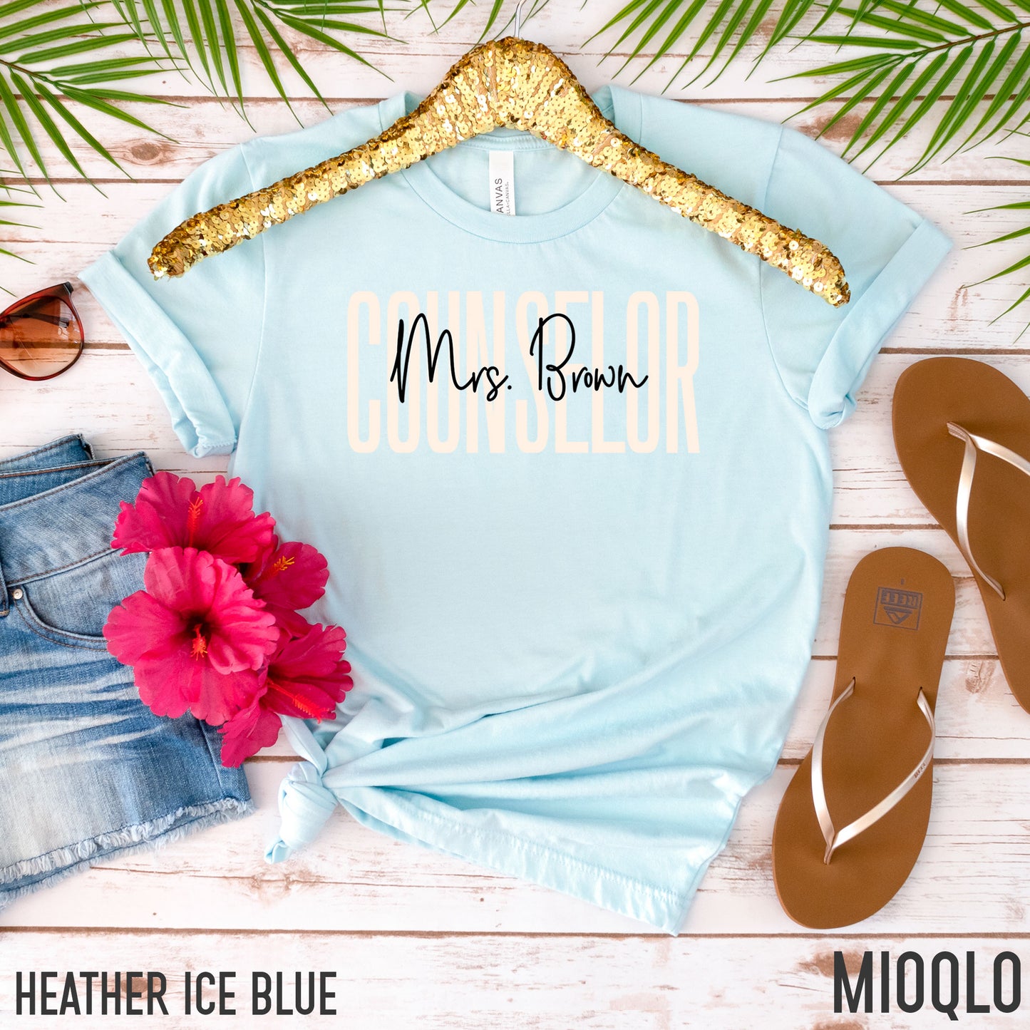 Custom School Counselor Shirt, Personalized Counselor T-Shirt Guidance Counselor Name Tee Last Day Custom Name Gift Counselor Birthday Shirt