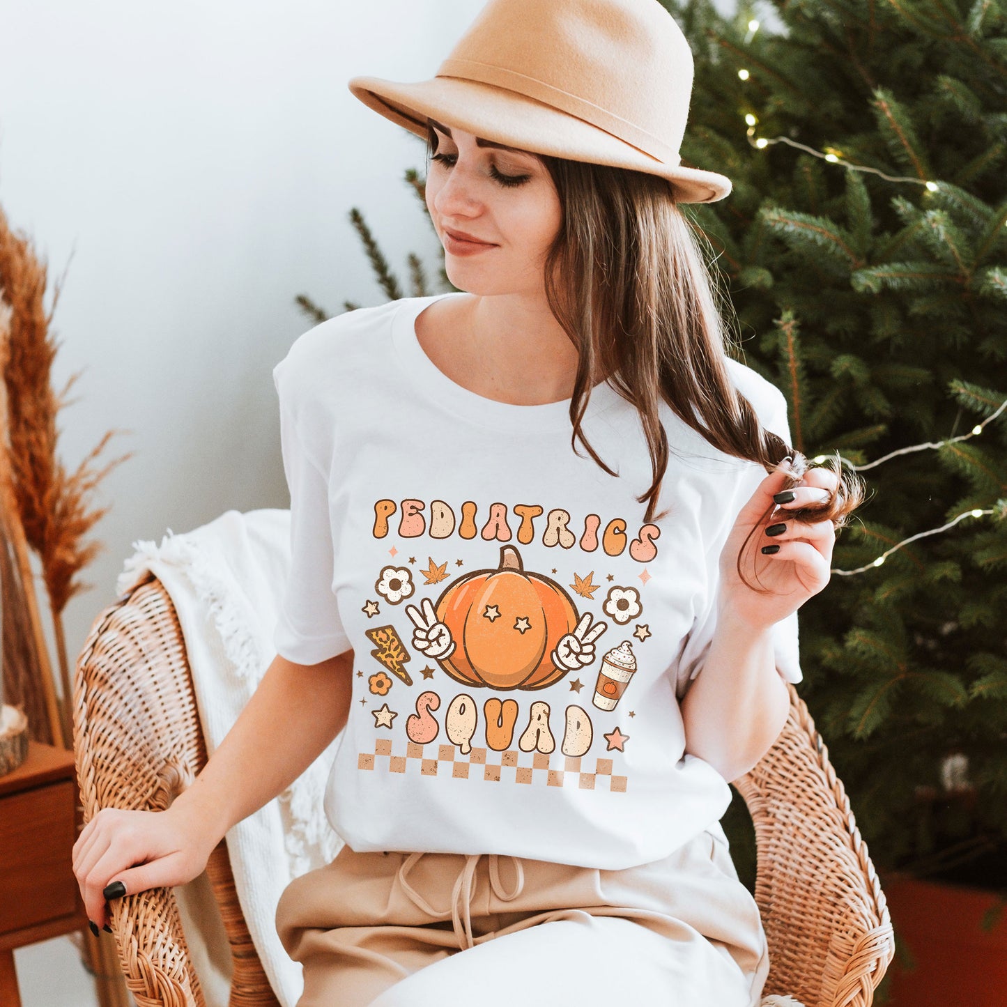 Pediatrics Squad T-Shirt, Fall Children Nurse Shirt, Nurse Life Sweatshirt School Nurse Graduation Gifts Nursing School Gift Graduation Team