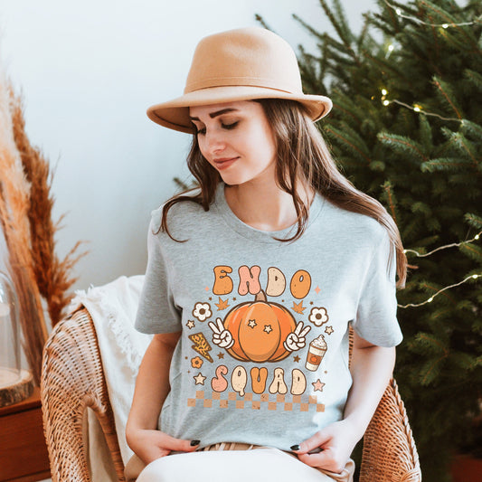 Endo Squad T-Shirt, Fall Endocrinology Nurse Shirt Nurse Endoscopy Sweatshirt Emergency Nurse Graduation Gifts Nursing School Graduation Tee