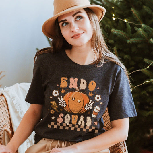 Endo Squad T-Shirt, Fall Endocrinology Nurse Shirt Nurse Endoscopy Sweatshirt Emergency Nurse Graduation Gifts Nursing School Graduation Tee