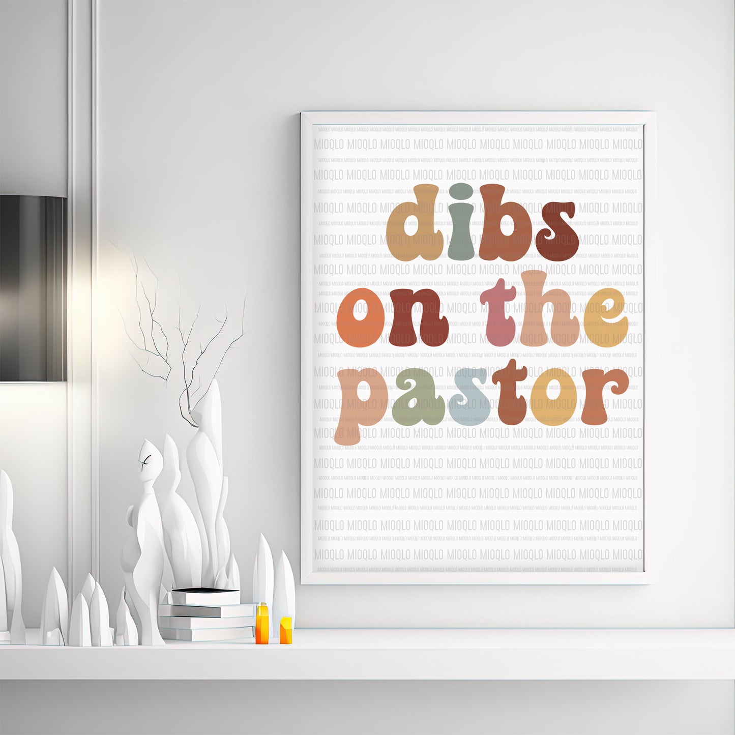 Dibs On The Pastor, Boho Funny Sayings Sublimation PNG Digital Downloads