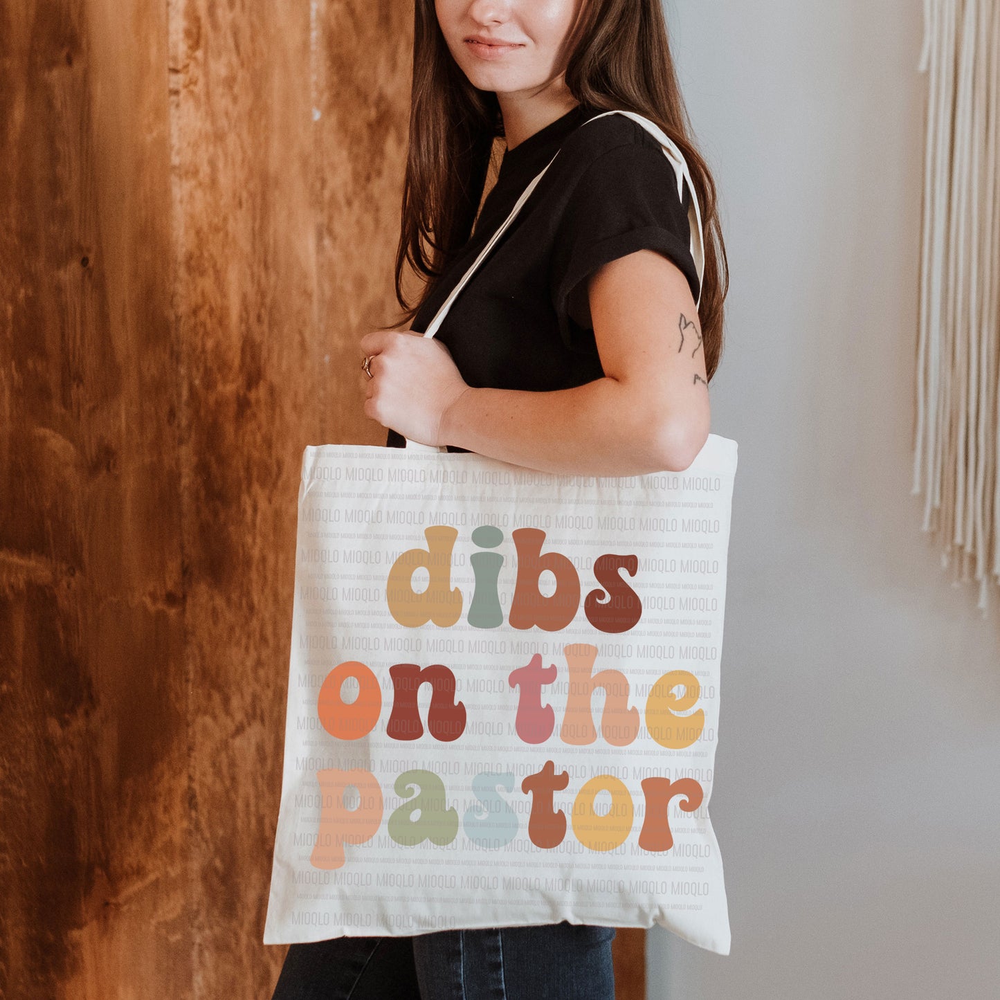 Dibs On The Pastor, Boho Funny Sayings Sublimation PNG Digital Downloads