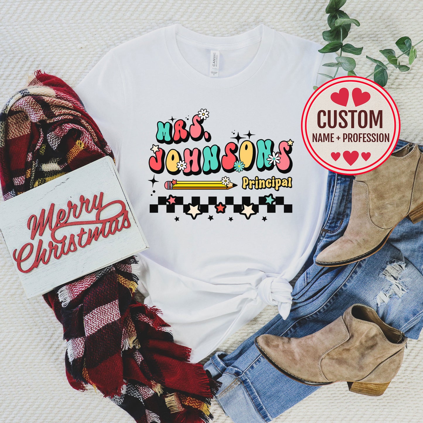 Custom Name School Counselor Shirt Personalize Guidance Advisor Counseling Office Teacher Tee Gift Birthday Counselor Week Sweater Christmas