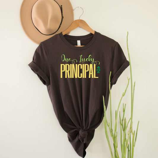 One Lucky Principal St Patrick's Day T-Shirt