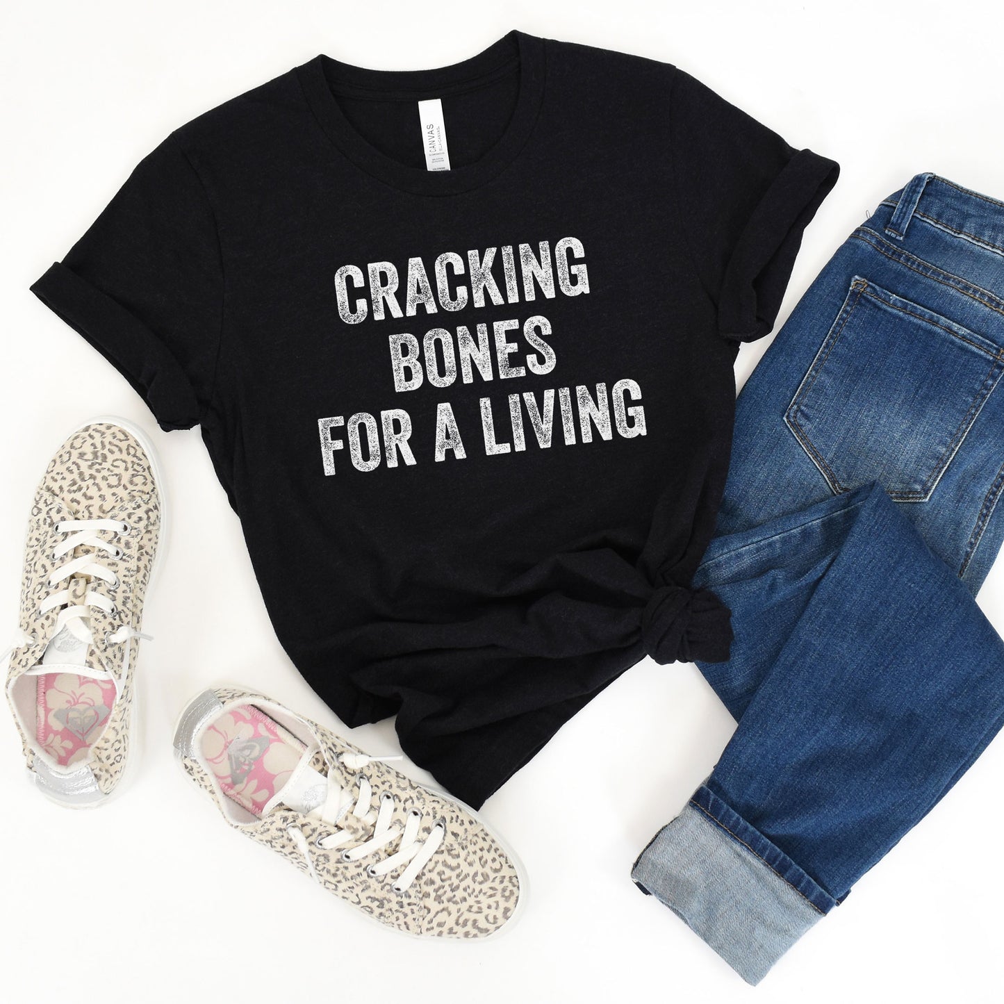 Cracking Bones For A Living, Funny Sayings Sublimation PNG Digital Downloads