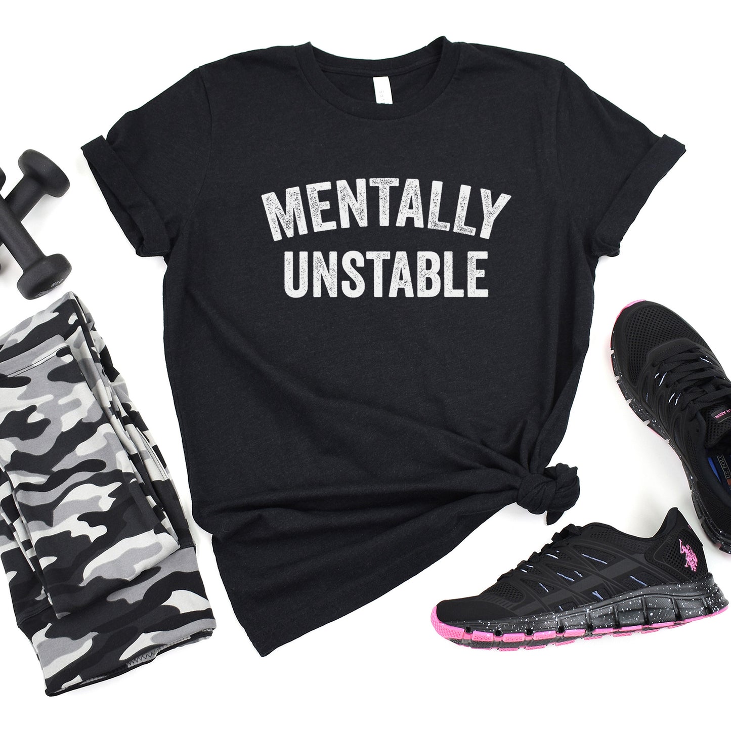 Mentally Unstable, Funny Sayings Sublimation PNG Digital Downloads