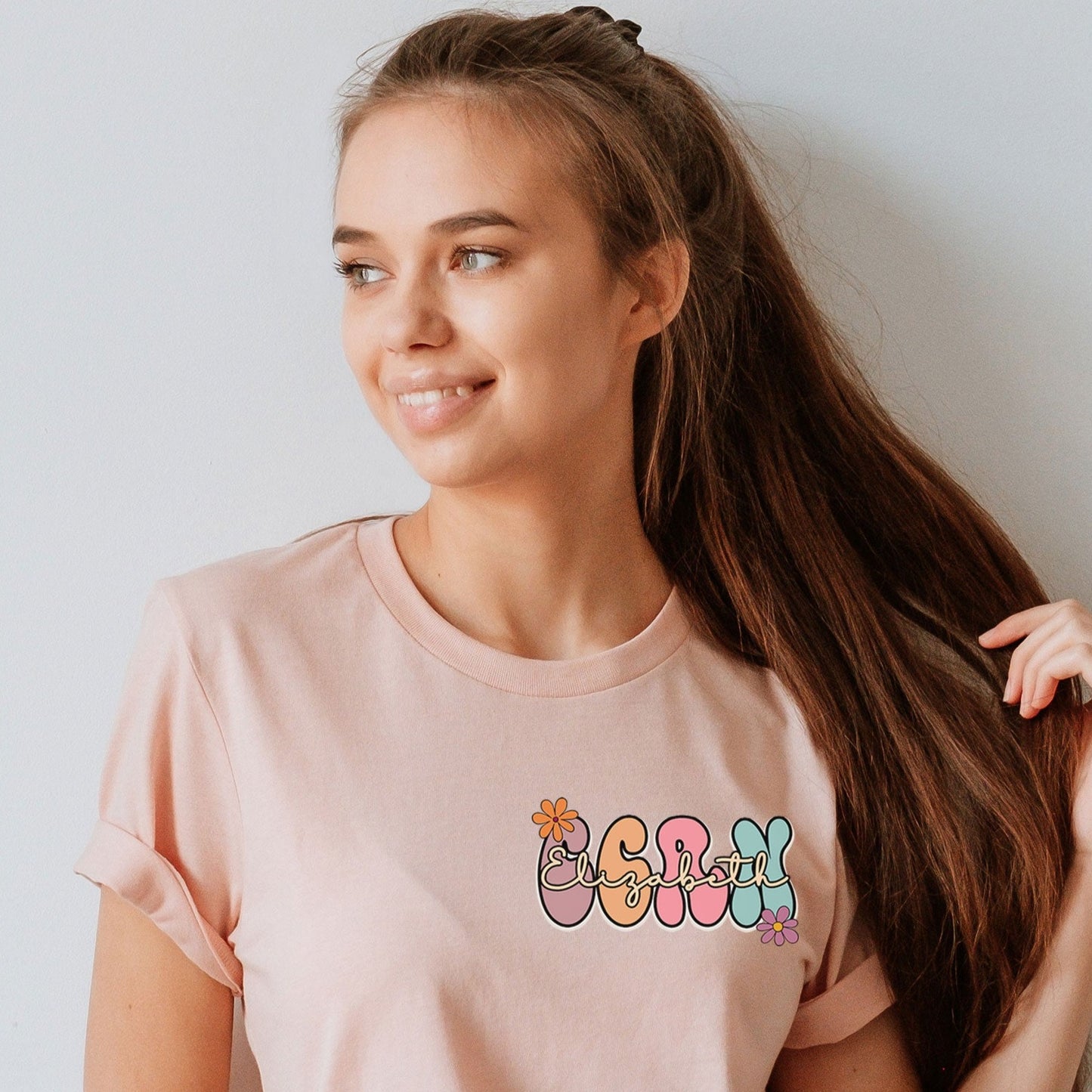 Custom Name CCRN Nurse Shirt Personalized Critical Care Nurse Grad Gift Tees Pocket Shirt Cute Nursing Tee Student School Graduation T-Shirt