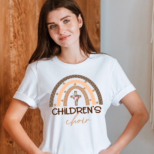 Children's Choir Shirt, Director Children's Ministry Coordinator, CBC Choir Music Ministry Director Family Ministry Church Singing Group Tee