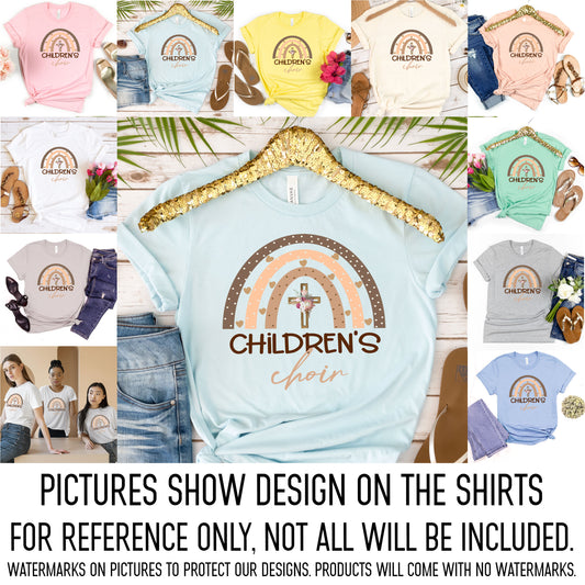 Children's Choir Shirt, Director Children's Ministry Coordinator, CBC Choir Music Ministry Director Family Ministry Church Singing Group Tee