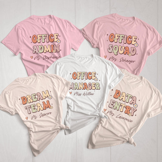 Custom Office Team Personalized Office Squad Dream Team Shirt