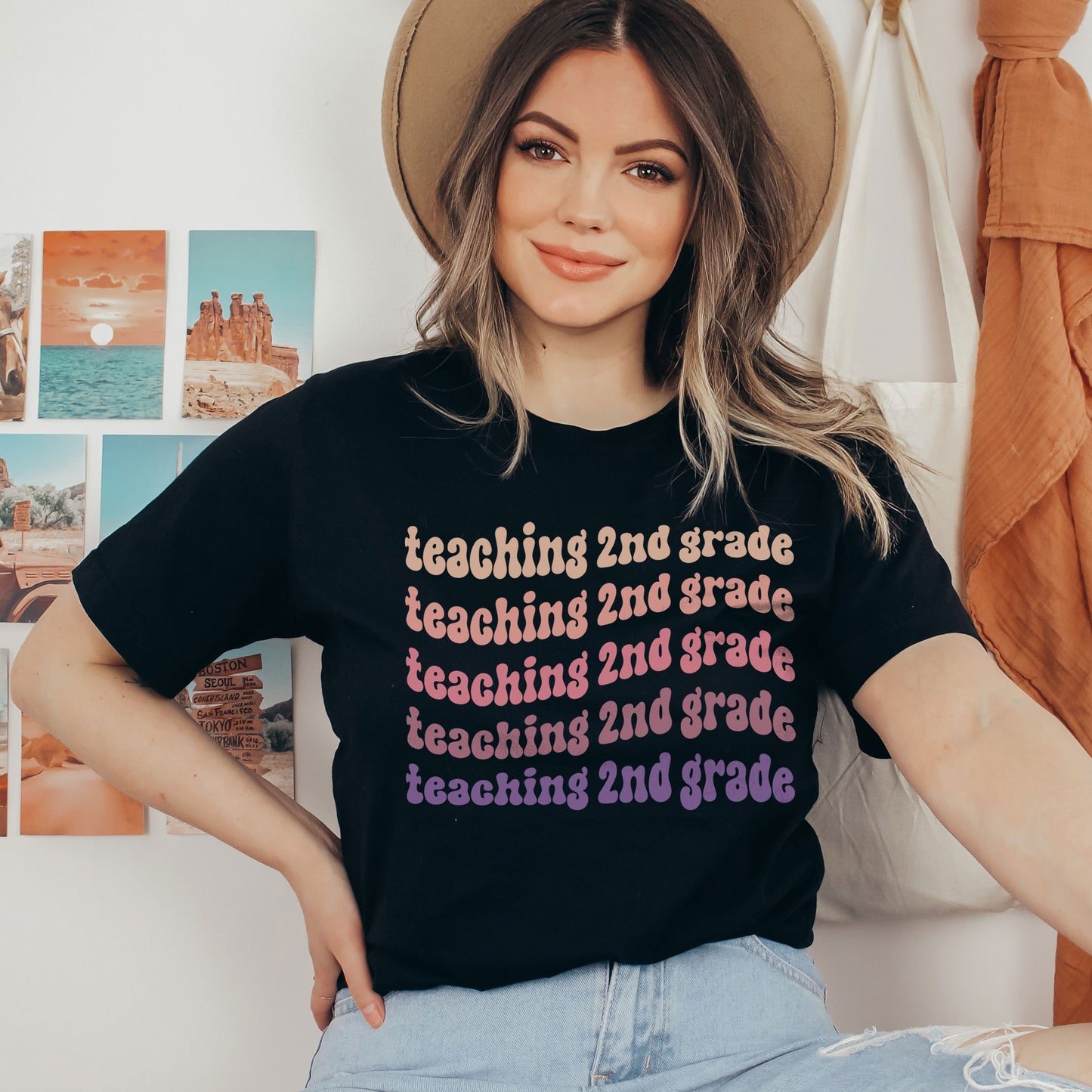 Custom Teaching Classroom Shirt, Teaching First Grade Teacher T-Shirt