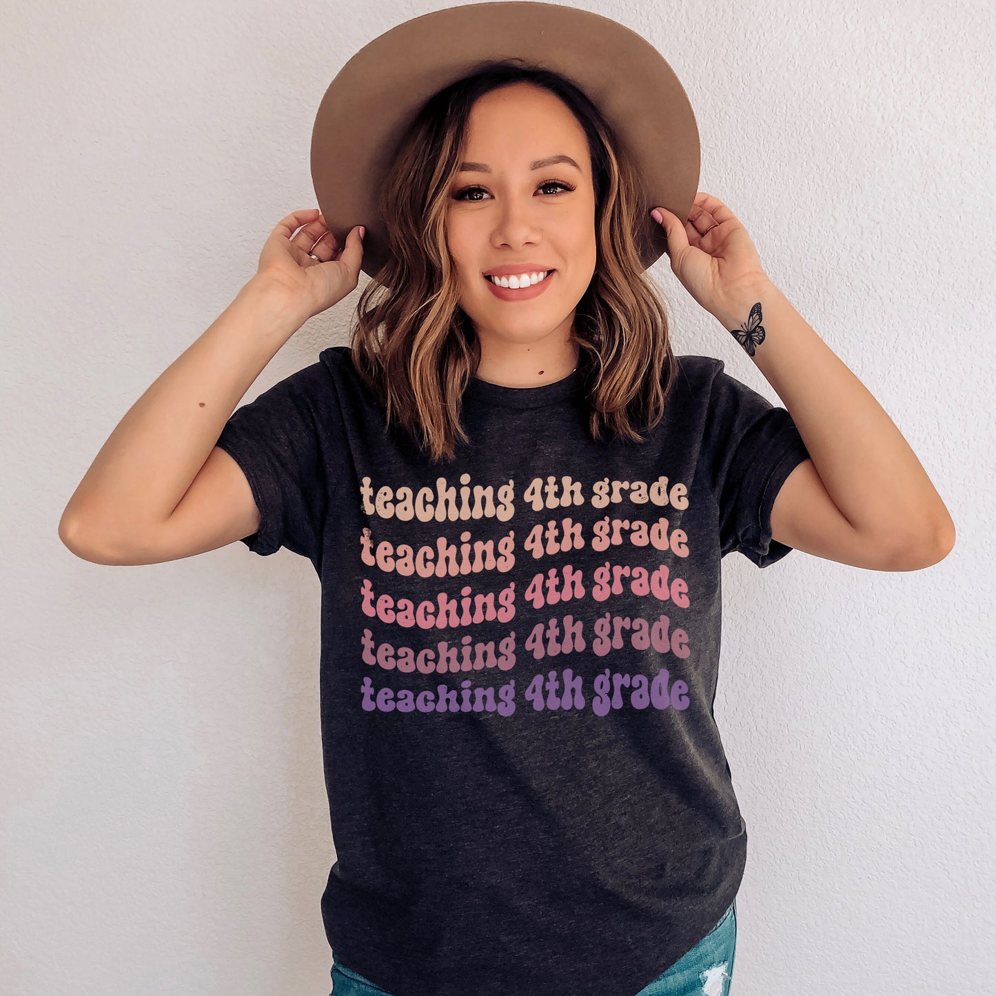Custom Teaching Classroom Shirt, Teaching First Grade Teacher T-Shirt