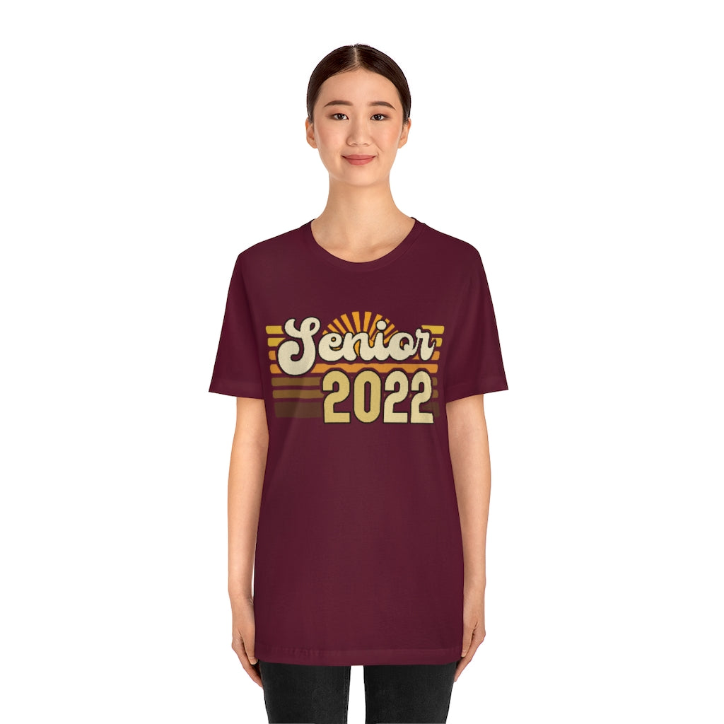 Senior 2022 Sunset Shirt, Senior Shirt, Graduation 2022 Shirt, Class Of 2022 Shirt, Graduation Gift Shirt, College Retro Senior 2022 Gift