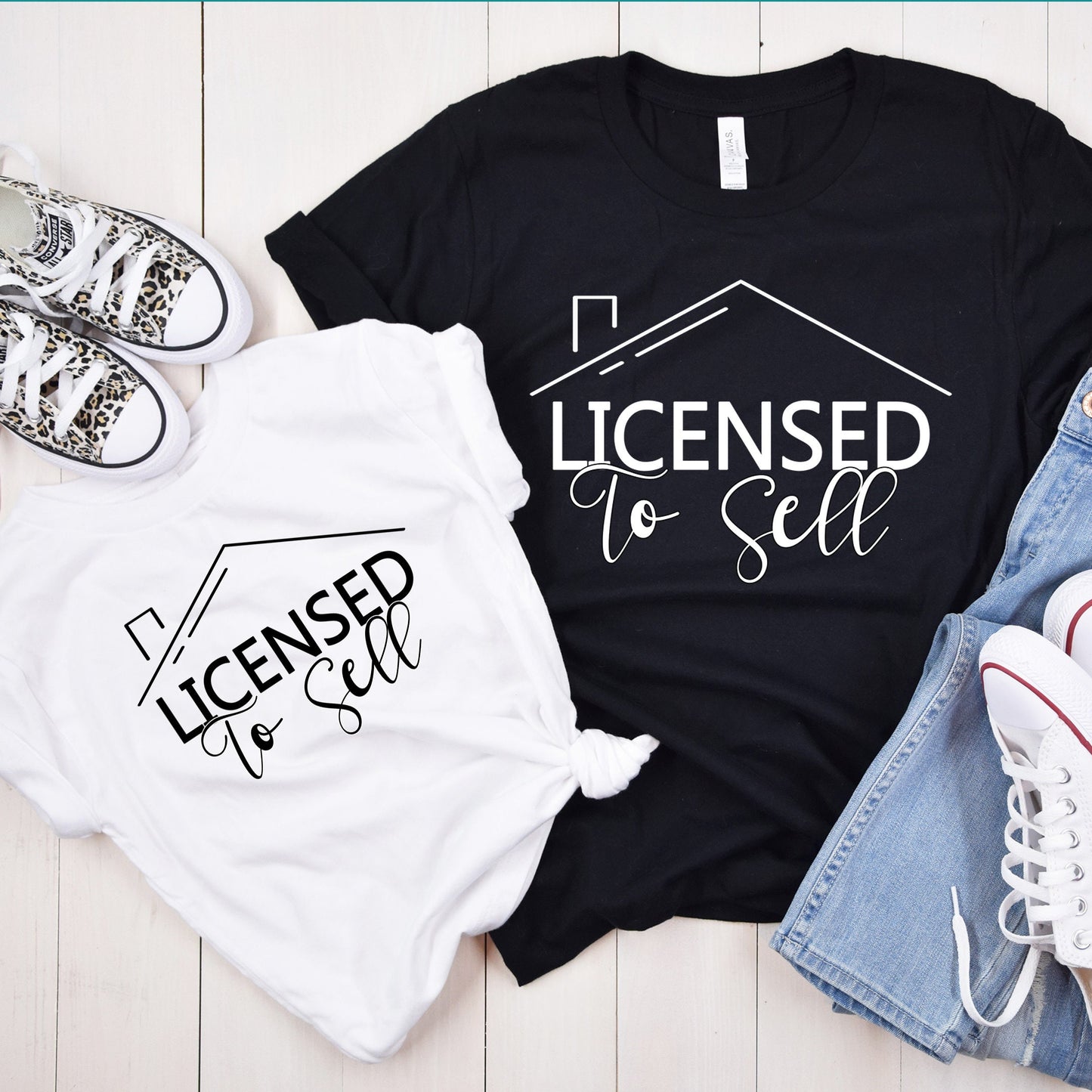 Real Estate Shirt, Realtor Shirt, Real Estate Agent, Licensed To Sell, Loan Officer, Unisex, Simple, Minimalist, Real Estate Closing Gifts