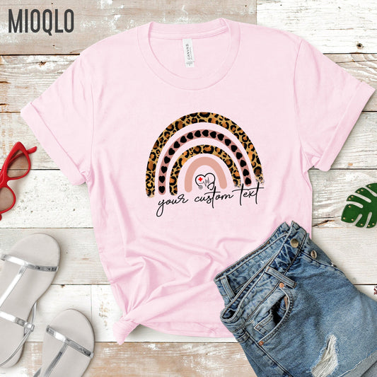 Custom Rainbow Shirt, Medical Career Shirts, Officer Appreciation, Boho Rainbow Custom Shirt, Medical Profession Gift, Boho Style Rainbow