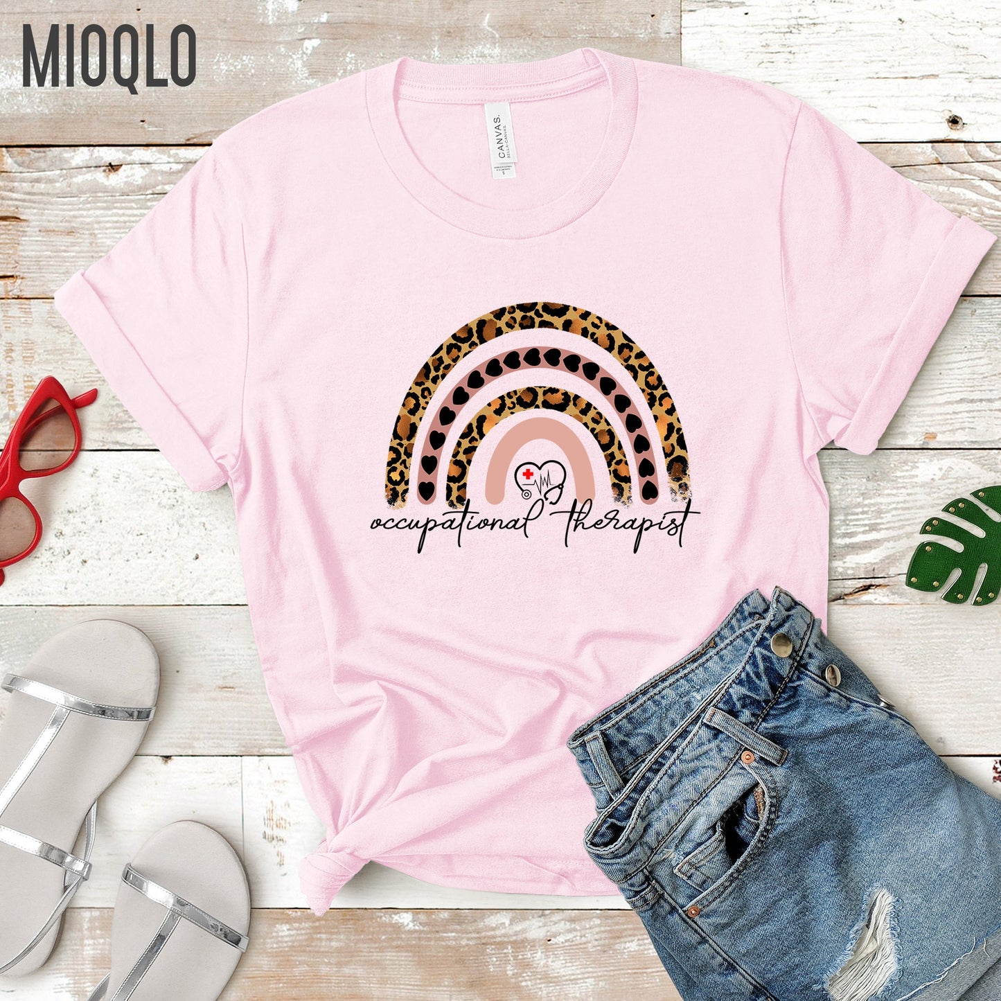 Occupational Therapist Shirt, Therapist shirts, Counselor shirt, Boho Rainbow, Occupational Therapy Tee, Occupational Therapy Assistant, OT