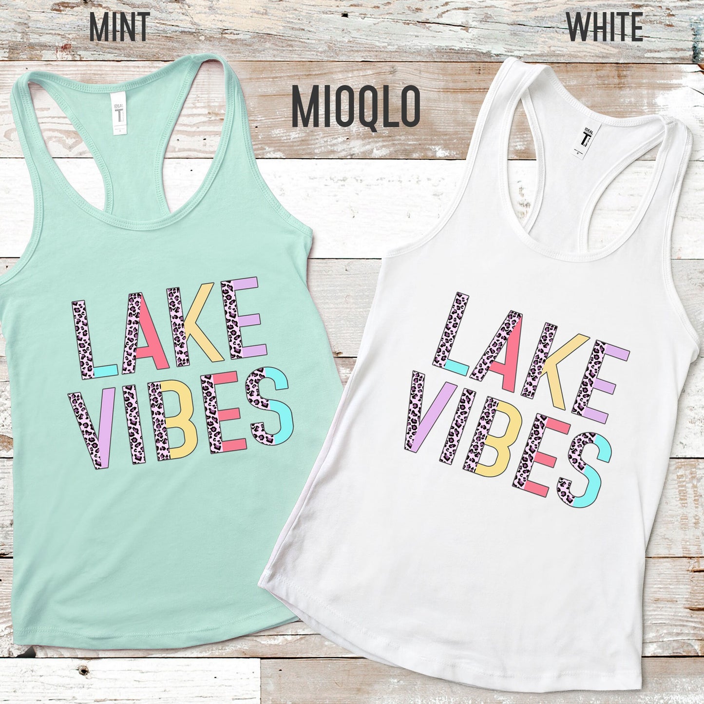 Lake Tank Top, Half Leopard Lake Tanks, Lake Muscle, Lake Vibes, Summer Tank Top, Summer Tanks, Lake Tee, Summer Shirts, Ladies Tank Tops