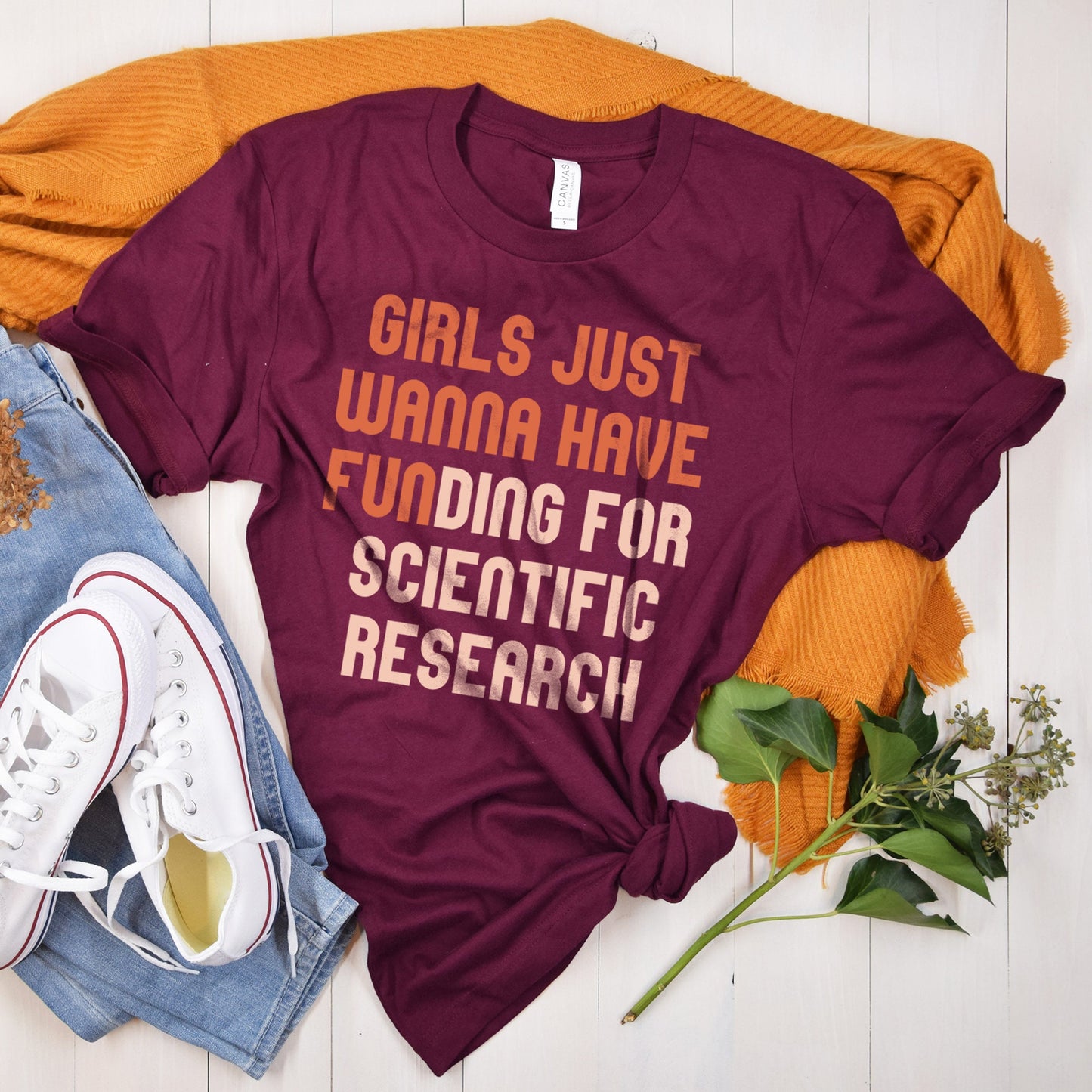 Girls Just Wanna Have Funding For Scientific Research, Science Shirt, Tank Top, Phd Student, Grad, Doctorate Gifts, Graduate Degree Student