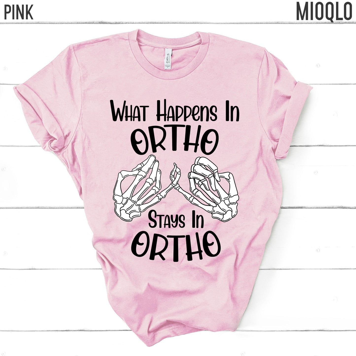 Nurse Orthopedic Shirt, Funny Skeleton Bone Nurse Orthopedic, Orthopedic Nurse, Ortho Graduation Shirt, What Happens In Ortho Stays In Ortho