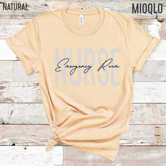 Nurse Emergency Room Shirt, Nurse ER Sweater, Nurse Emergency Room Undergraduate, ER Nurse Tee, ER Nurse Graduation Shirt, Gift Tee, Grad