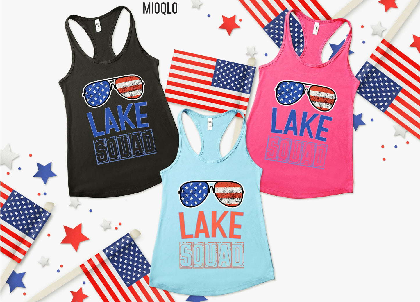 Lake Squad Tank Top, Lake Squad Shirt, Womens 4th Of July, Ladies American Tank, 4th July Tank Top, July 4th Shirt, Lake Vibes, Lake Tribe