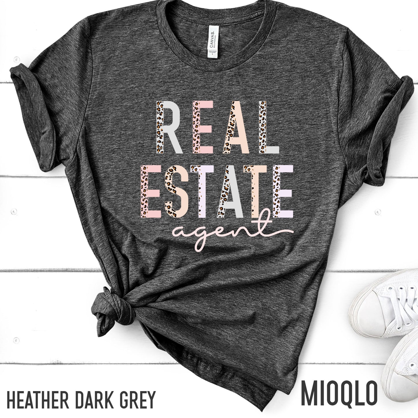 Real Estate Shirt, Half Leopard Pink Shirt, Real Estate Shirts, Real Estate Agent, Real Estate Gift, Real Estate Apparel, Licensed To Sell