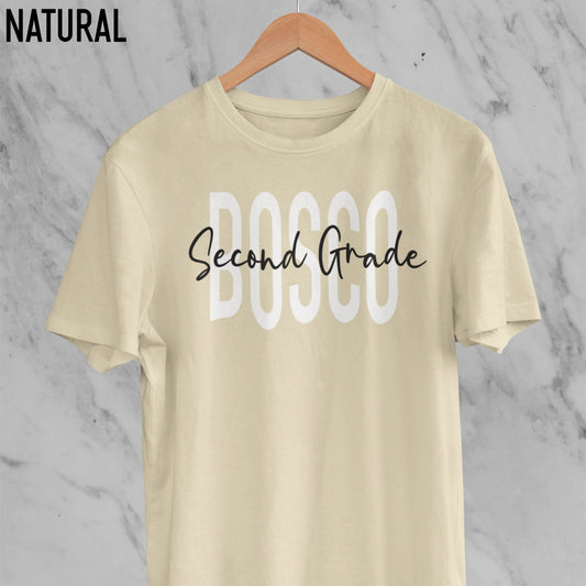 Custom 2nd Grade Level Shirt, Custom Grade Level Tee, Second Grade Squad Tribe Crew, Gift For Teacher, Personalized Mascot, Team Spirit Tee