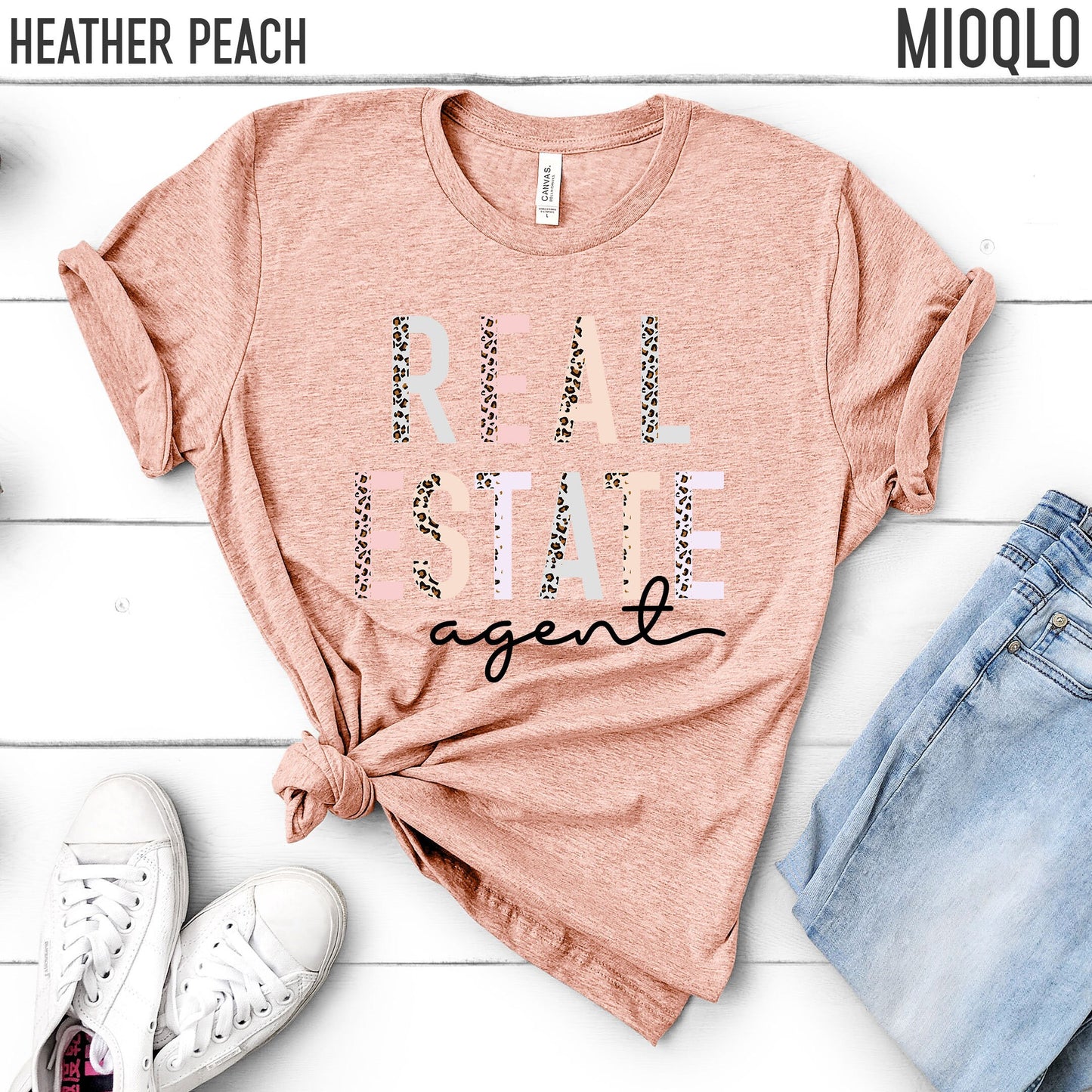 Real Estate Shirt, Half Leopard Pink Shirt, Real Estate Shirts, Real Estate Agent, Real Estate Gift, Real Estate Apparel, Licensed To Sell