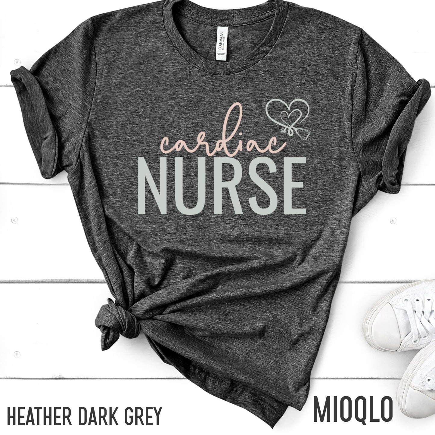 Nurse Cardiac Shirt, Cardiac Assistant, Nurse Cardiac Undergraduate, Cardiology Nurse Tee, Nurse Graduation, Gift Tee, Heart, CPR, Thank You