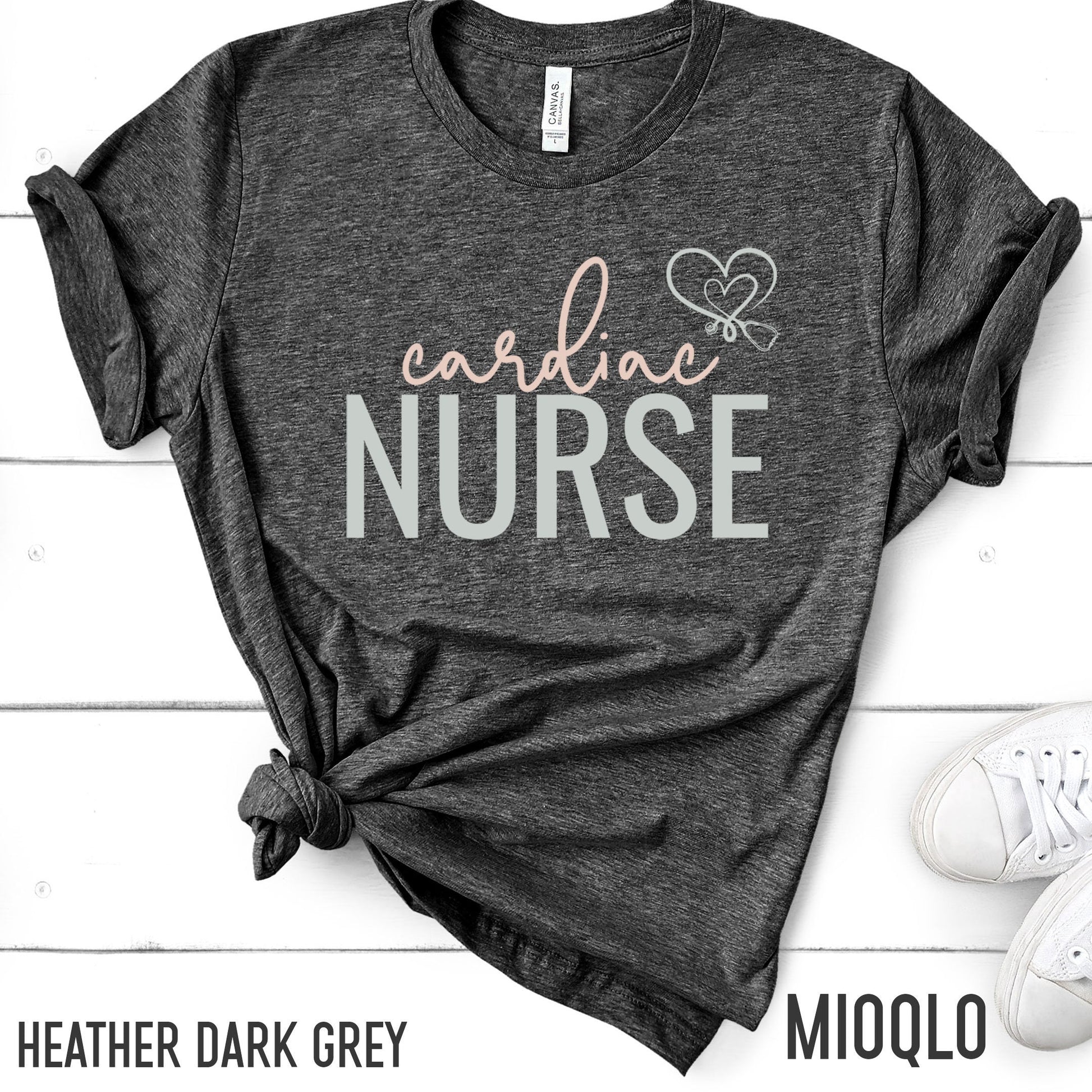 Nurse Cardiac Shirt, Cardiac Assistant, Nurse Cardiac Undergraduate, Cardiology Nurse Tee, Nurse Graduation, Gift Tee, Heart, CPR, Thank You