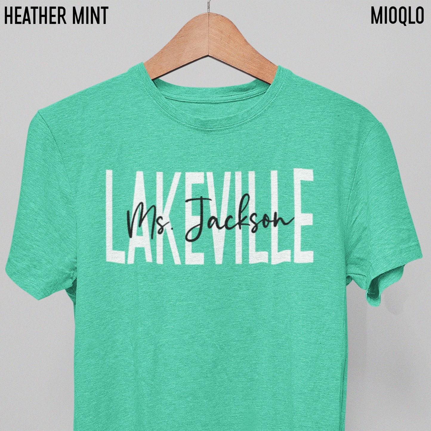 Custom Teacher's Name Shirt, Custom Teacher Name, Custom Grade Teacher Shirt, Team School Pride Tee, Personalized Teacher Name and School