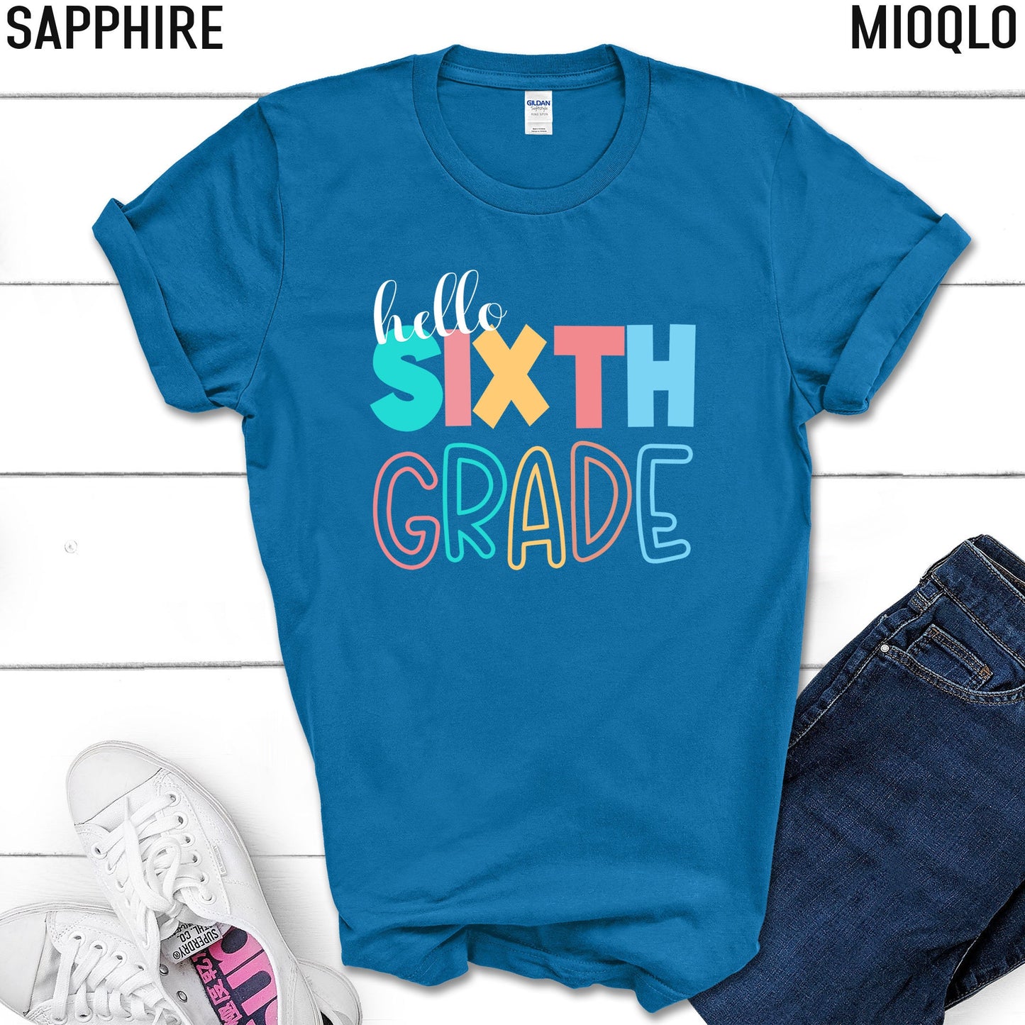 Second Grade Outfit, Hello Custom Grade, Hello 1st Grade Shirt, First Day Of School Tee, Back To School Tee, 3rd, 4th, 2nd Grade School Tee
