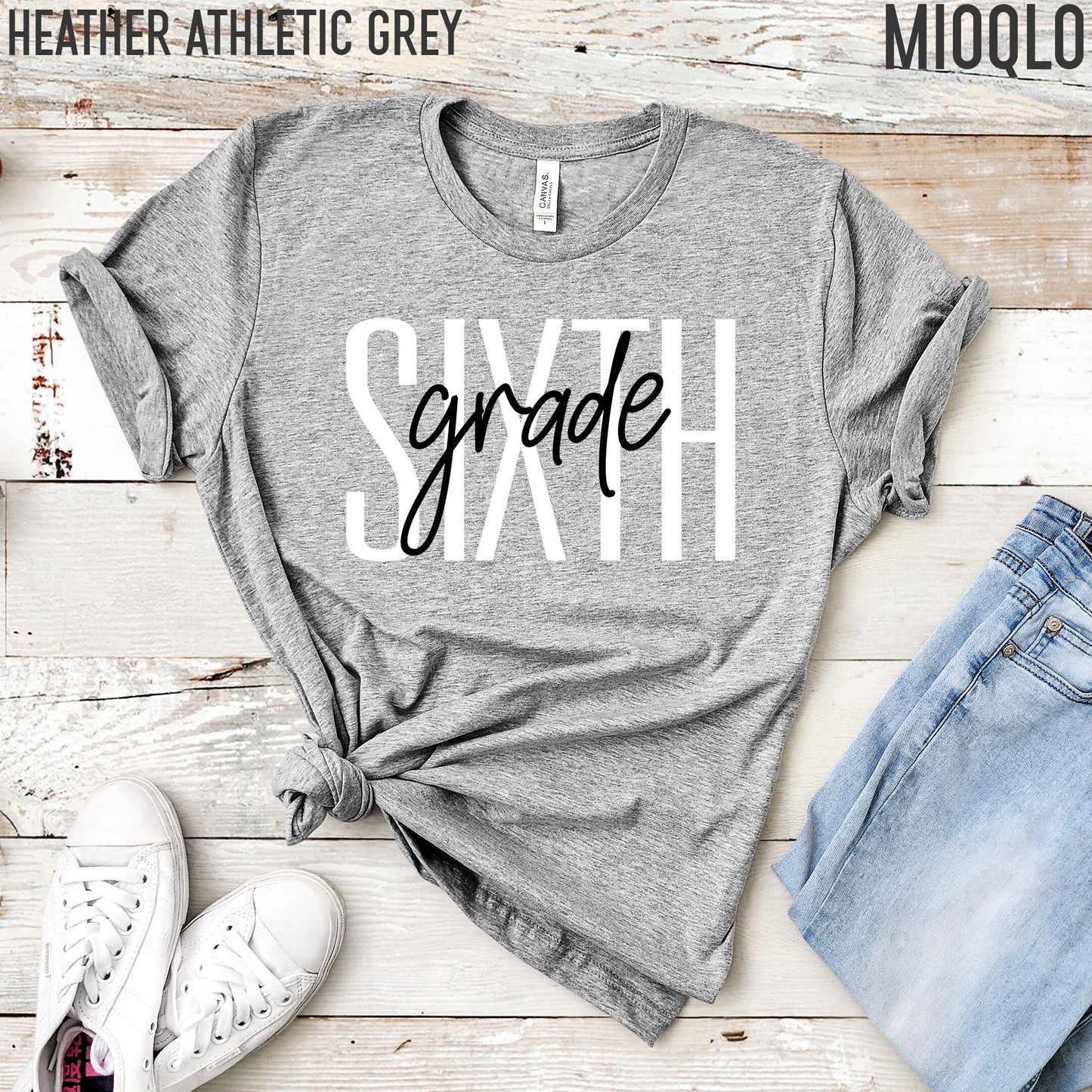 Sixth Grade Teacher Shirt, 6th Grade Teacher, Sixth Grade Team, Cute Teacher Tee, 2021 Grade Level, Elementary Teach School Family Spirit